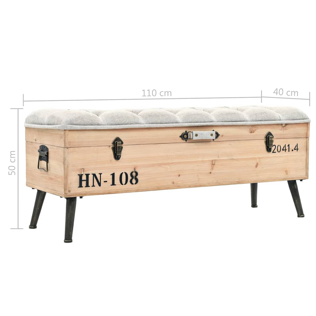 Banc bois Woodeets Oria