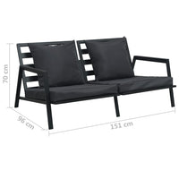 Salon de jardin aluminium 5 places