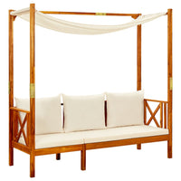 Banc de jardin en bois d'acacia solide