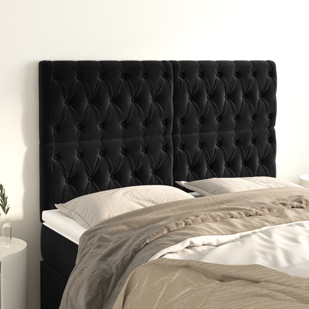 Tête de lit velours