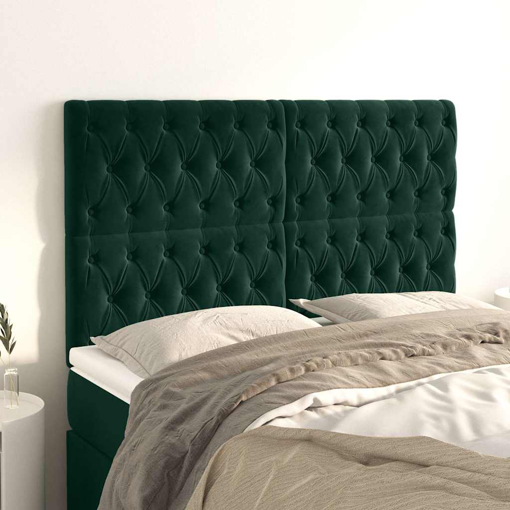 Tête de lit velours