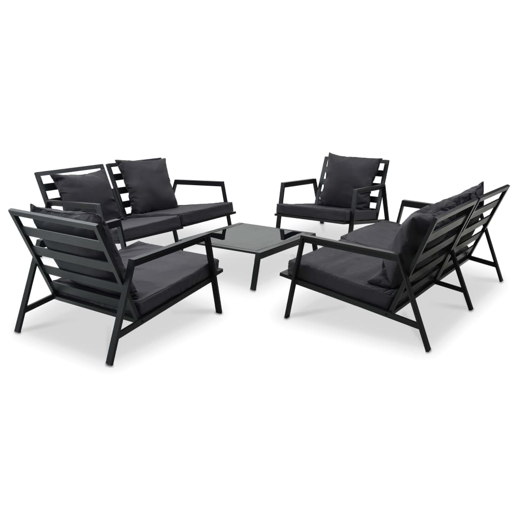 Salon de jardin aluminium 5 places