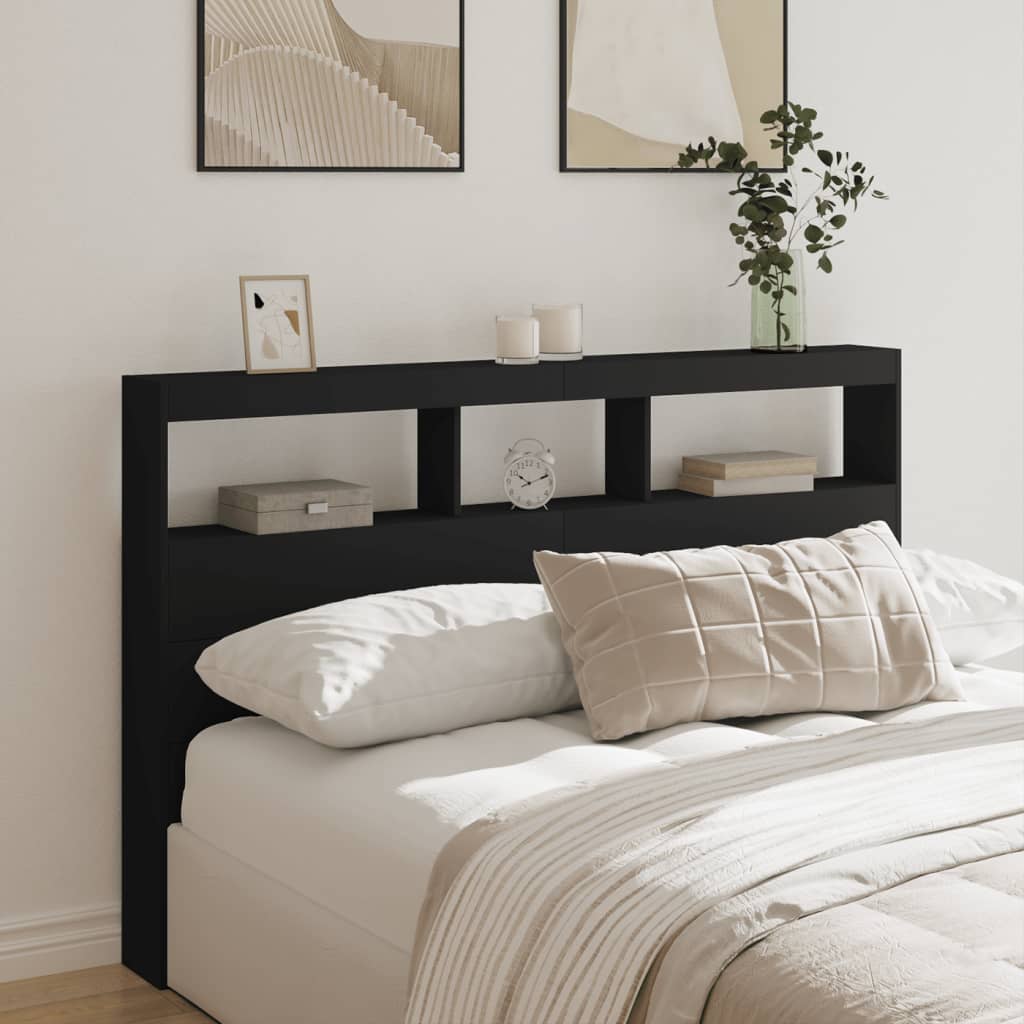 Tête de lit armoire 160 cm avec LED