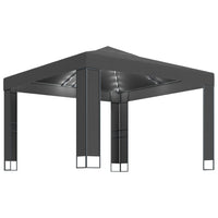 Tonnelle de jardin lumières LED 3x3 m