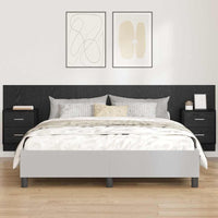 Tête de lit bois 160 cm double tiroirs