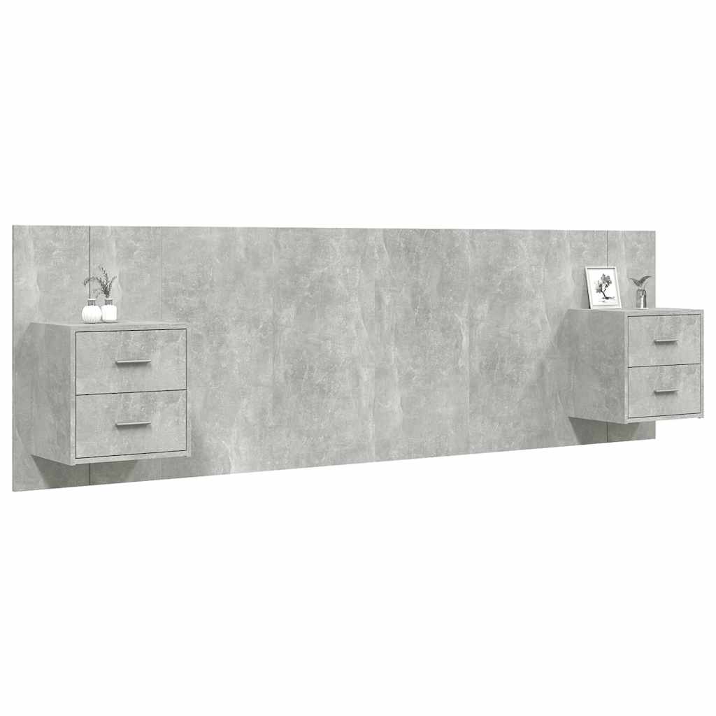Tête de lit bois 160 cm double tiroirs