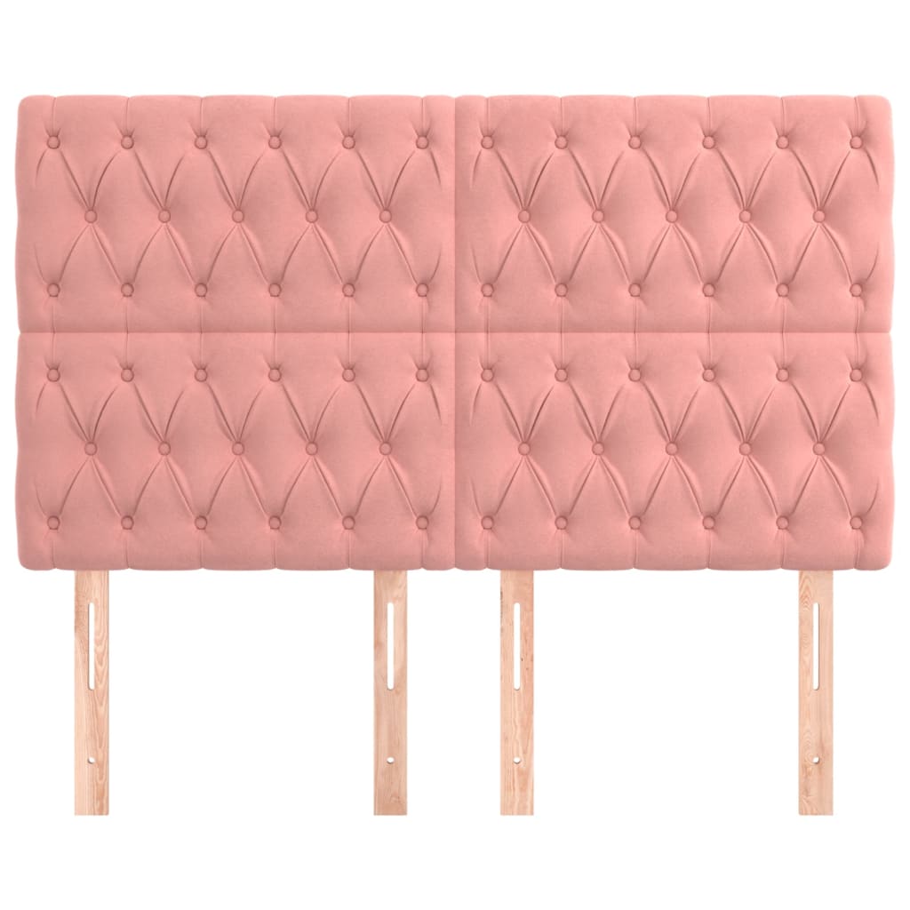 Tête de lit velours