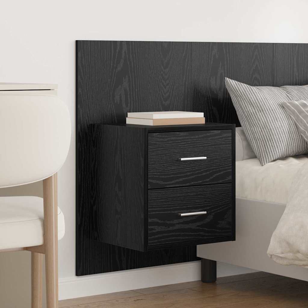 Tête de lit bois 160 cm double tiroirs