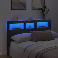Tête de lit armoire 160 cm avec LED