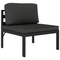 Salon de jardin Aluminium 6 places Anthracite