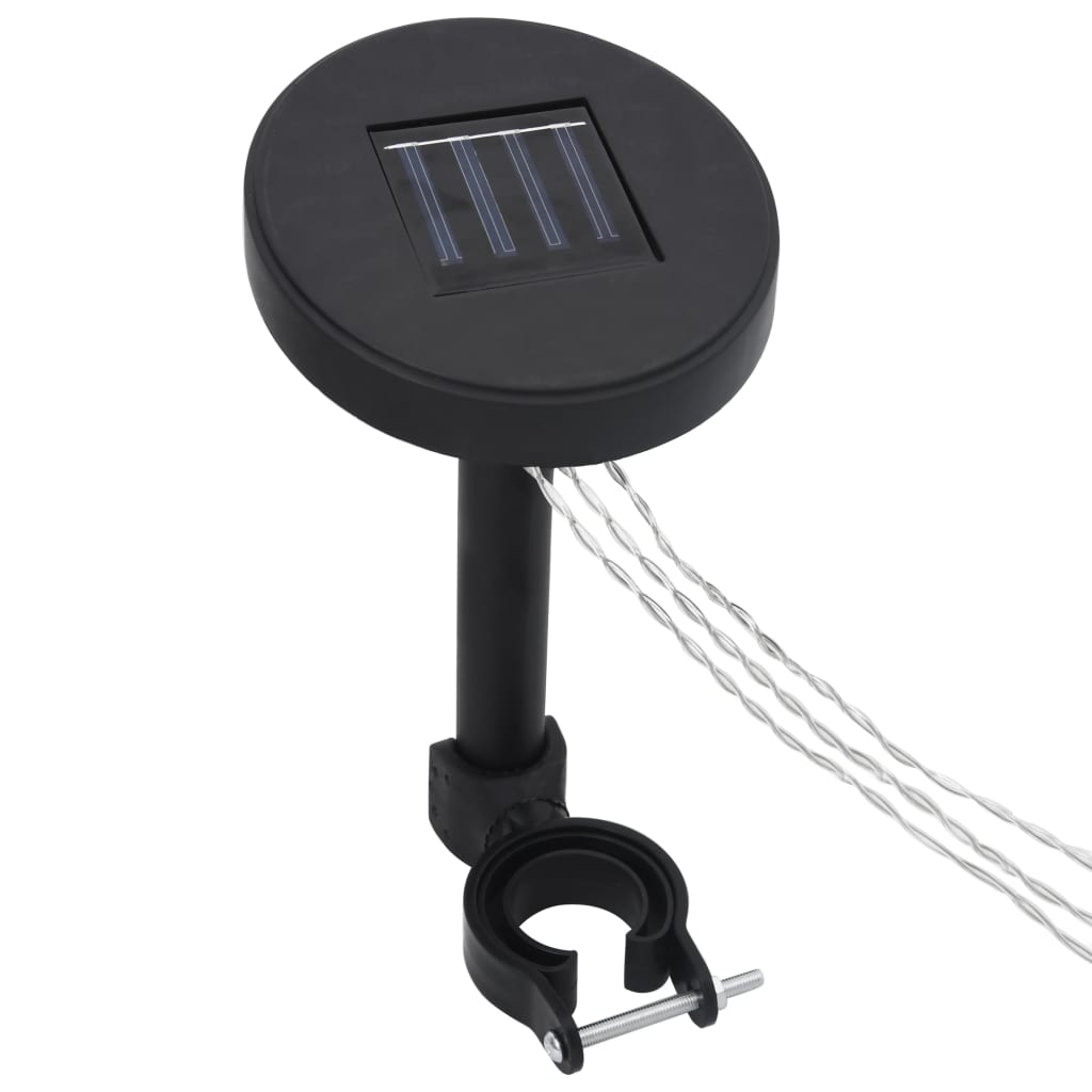 Tonnelle de jardin lumières LED 3x3 m