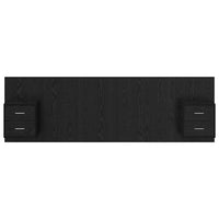 Tête de lit bois 160 cm double tiroirs