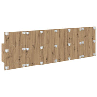 Tête de lit bois 160 cm étagères & tiroirs